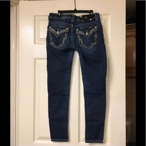 Miss me jeans size 25 ankle skinny inseam 28